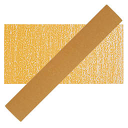 Holbein Artists' Soft Pastel - Yellow Orange 3 pastel and swatch