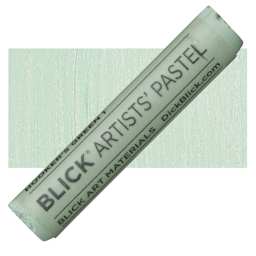Blick Artists' Soft Pastel - Hookers Green 1 pastel and swatch