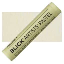 Blick Artists' Soft Pastel - Yellow 1 pastel and swatch