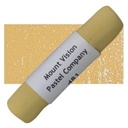 Mount Vision Handmade Pastel - Gold Ochre 481 pastel and swatch