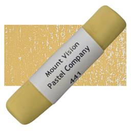 Mount Vision Handmade Pastel - Raw Sienna 441 pastel and swatch