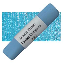 Mount Vision Handmade Pastel - Southwest Blue 722 pastel and swatch