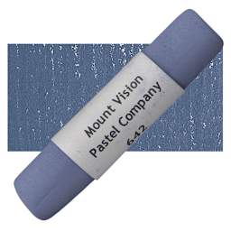 Mount Vision Handmade Pastel - Thunderstorm Blue 642 pastel and swatch