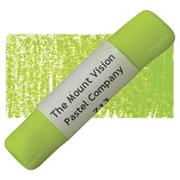 Mount Vision Handmade Pastel - Tropical Green 713 pastel and swatch