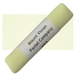 Mount Vision Handmade Pastel - Yellow Green 203 pastel and swatch