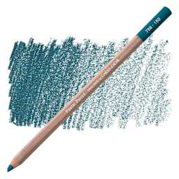 Caran d'Ache Pastel Pencil - Malachite Green pencil and swatch