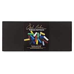 Half-Size Medium-Soft Pastel Sticks - Top view of package of Set of 45