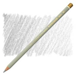 Koh-I-Noor Polycolor Dry Color Drawing Pencil - Light Grey 69, swatch and pencil