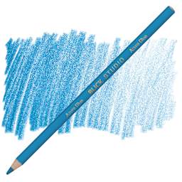 Blick Studio Artists' Colored Pencil - Azure Blue pencil and swatch