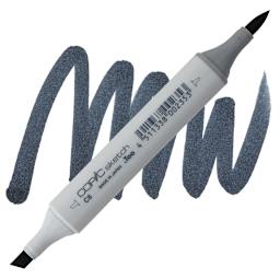 Copic Sketch Marker - Cool Gray C8 marker and swatch