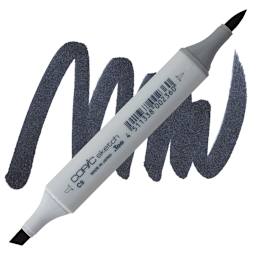 Copic Sketch Marker - Cool Gray C9 marker and swatch