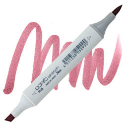 Copic Sketch Marker - Currant R56 marker and swatch