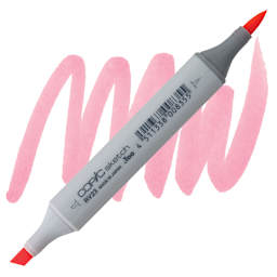 Copic Sketch Marker - Pure Pink RV23 marker and swatch