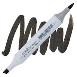 Copic Sketch Marker - Warm Gray W10 marker and swatch