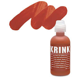 KRINK K-60 Paint Marker - Orange marker and swatch