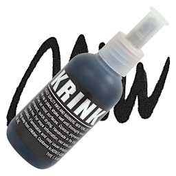 KRINK K-66 Steel Tip Paint Marker - Black marker and swatch