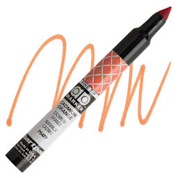 Chartpak Fine Tip Ad Marker - Cadmium Orange marker and swatch