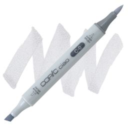 Copic Ciao Double Ended Marker - Cool Gray C-0 marker and swatch