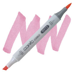 Copic Ciao Double Ended Marker - Tender Pink RV13 marker and swatch