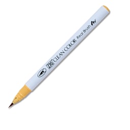 Kuretake Zig Clean Color Real Brush Pen - Mustard