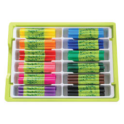 Jolly Booster XL Marker Sets - 144 Markers stored by color in 12 section storage tray