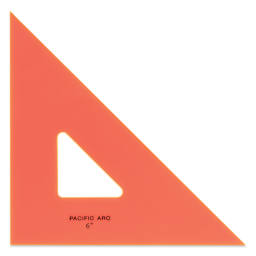 Pacific Arc Professional Fluorescent Triangle - 6", 45-90 Degree
