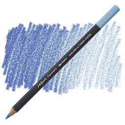 Caran D'Ache Museum Aquarelle Pencil - Genuine Cobalt  Blue pencil and swatch