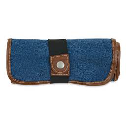 Speedball Roll-Up Pencil Case - Case for 36, Denim