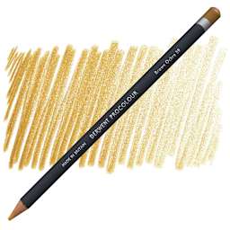 Derwent ProColour Colored Pencil - Brown Ochre pencil and swatch