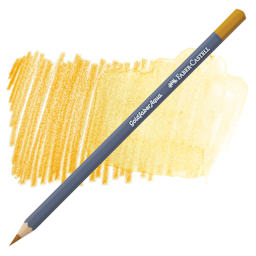 Faber Castell Goldfaber Aqua Watercolor Pencil - Light Yellow Ochre 183 pencil and swatch
