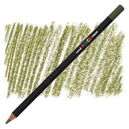 Posca Colored Pencil - Khaki Green pencil and swatch