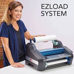 GBC Ultima 35 EZload Laminator - 12" shown resting on table