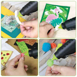 Surebonder Essentials Series Low Temp Glue Gun (Glue gun being used for craft projects)