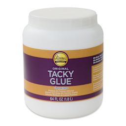 Aleene's Original Tacky Glue - 64 oz, front of the jar