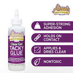 Aleene's Clear Gel Tacky Glue - 4 oz properties