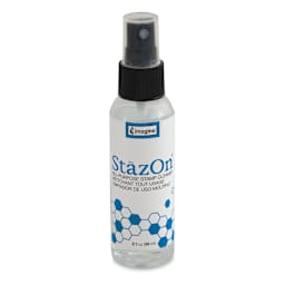 Tsukineko StazOn All-Purpose Stamp Cleaner - Front of 2 oz Bottle