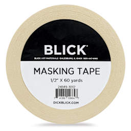 Blick General Purpose Masking Tape - Natural, 1/2" x 60 yds - front