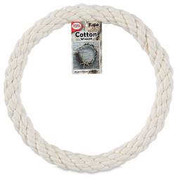 Pepperell Craft Natural Cotton Rope Wreath - Single Wreath with label
