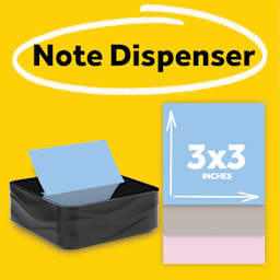 Note Dispenser, 3" x 3"