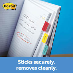 Sticks securely, removes cleanly. 
