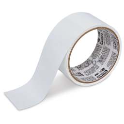 Scotch Dry Erase Tape - Angled view of White Tape slightly unrolled