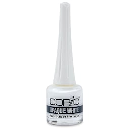 Copic Opaque White Ink - Front view of 6 ml bottle