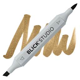 Blick Studio Brush Marker - Antique marker and swatch