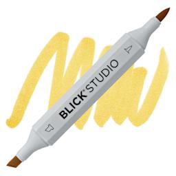 Blick Studio Brush Marker - Yellow Ochre marker and swatch