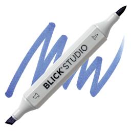 Blick Studio Brush Marker - Cornflower Blue marker and swatch