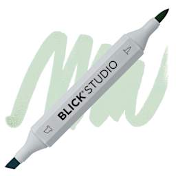 Blick Studio Brush Marker - Sage marker and swatch