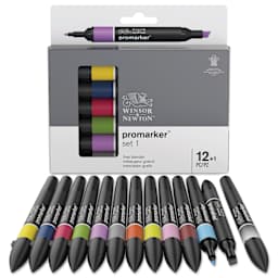 Winsor & Newton Promarker - Set 1, Set of 13