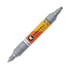 Molotow One4All Acrylic Twin Marker - Silver