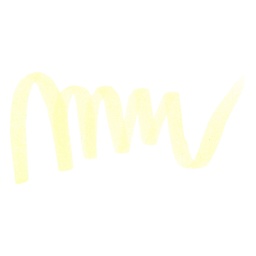 Caran d'Ache Fibralo Brush Marker - Pale Yellow swatch