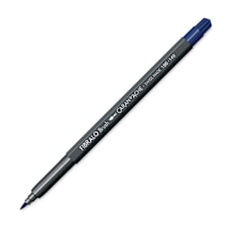 Caran d'Ache Fibralo Brush Marker - Night Blue